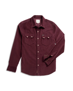 Men's Texas Weight Corduroy Pearl Snap