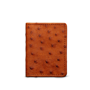 Ostrich Bifold Card Case