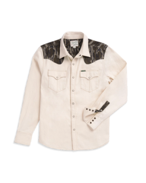 Men's Tecovas x Mossy Oak Denim Pearl Snap
